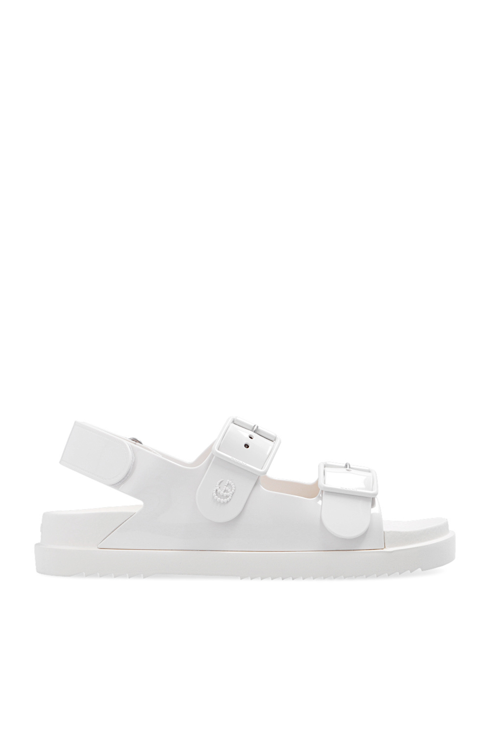 claquette gucci blanche White Rubber slides Gucci IetpShops Norway